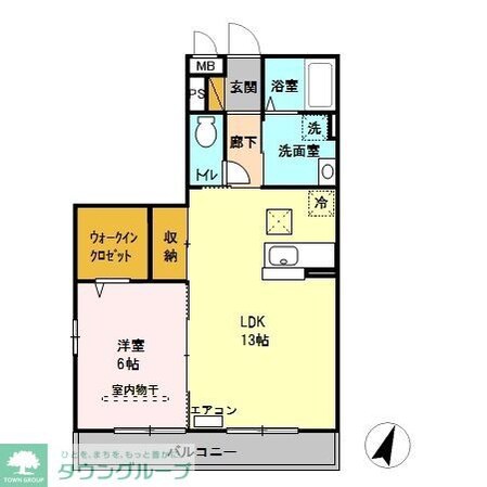 リビングゲートシティ Iの物件間取画像